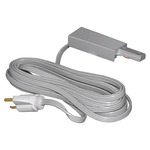T122 Trac-Master Grounded Cord and Plug Connector - Silver