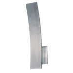 Alumilux Prime Outdoor Wall Sconce - Satin Aluminum