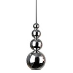 Bubble Spotlight Pendant - Polished Steel / Chrome