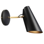 Birdy Wall Light - Overstock - Black / Brass