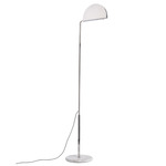 Mezzaluna Floor Lamp - Chrome / Chrome