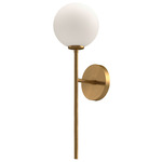 Cassia Wall Sconce - Aged Gold / Opal