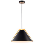Baltic Pendant - Black / Brass