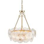 Bloom Chandelier - Brass / Clear