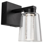 Dalton Color Select Wall Light - Black / Clear