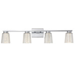 Dalton Color Select Bathroom Vanity Light - Chrome / Clear