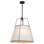 Pullman Pendant - Black / Cream