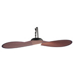Bloom Portable Outdoor Pendant - Black / Wine Fabric