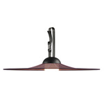 Bloom Portable Outdoor Pendant - Black / Wine Fabric