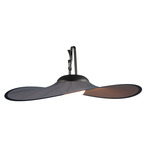 Bloom Portable Outdoor Pendant - Black / Anthracite Fabric