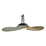 Bloom Portable Outdoor Pendant - Black / Olive Green Fabric