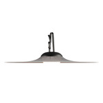 Bloom Portable Outdoor Pendant - Black / Pearl Grey Fabric