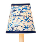Marble Chandelier / Wall Sconce Shade - Blue Lace Marble
