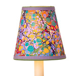 Marble Chandelier / Wall Sconce Shade - Multi-Color Marble
