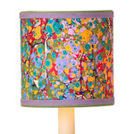 Marble Chandelier / Wall Sconce Shade - Multi-Color Marble