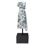 Madames Cocktail Dress Sculpture - Black / Natural