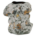 Grotesque Vase - Off White / Gray / Burnt Orange