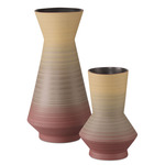 Happy 80S Vase Set of 2 - Red / Yellow