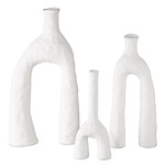 Zante Vase Set of 3 - Matte White