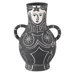 Saint Paul De Vence Vase - Black / White