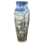 Capizzi Urn Vase - Blue