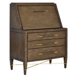 Verona Secretary Desk - Chanterelle / Champagne