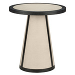Deanna Side Table - Black / Ivory