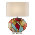 Vivid Table Lamp - Multicolor / Off White
