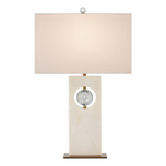 Radiant Table Lamp - White / Natural