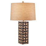Aarna Table Lamp - Natural / Black / Natural
