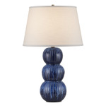 Salacia Table Lamp - Blue / Off White