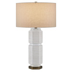 Glebe Table Lamp - White / Beige / Light Blue / Natural