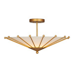 Epoch Ceiling Light - Contemporary Gold Leaf / Off White