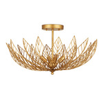 Leaflace Ceiling Light - Contemporary Gold Leaf