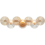 Sue-Anne Bathroom Vanity Light - Gold / Clear / Amber