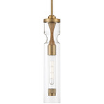 Mistero Pendant - Gold / Clear