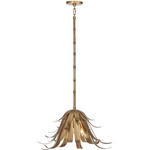 Kagra Pendant Chandelier - Brass