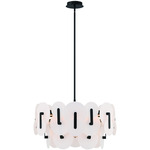 Nuvola Chandelier - Black / White