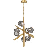 Thorah Chandelier - Gold / Smoke