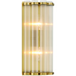 Glasbury Wall Sconce - Gold / Clear