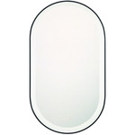Sara Color Select LED Mirror - Black / Frosted