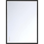 Cerissa Rectangular Color Select LED Mirror - Black / Clear