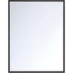Cerissa Rectangular Color Select LED Mirror - Black / Clear