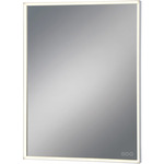 Lumo Color Select LED Mirror - Anodized Silver / White