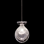 Essence Round Pendant - Silver Leaf / Silver Jasmine
