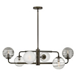 Oberon Chandelier - Black Oxide / Multicolor