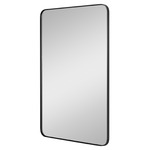 Planer Rectangular Mirror - Midnight Black / Mirror