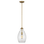Marino Pendant - Satin Brass / Clear