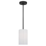 Rhett Pendant - Midnight Black / Clear / White