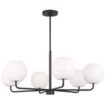 Rory Chandelier - Midnight Black / Opal